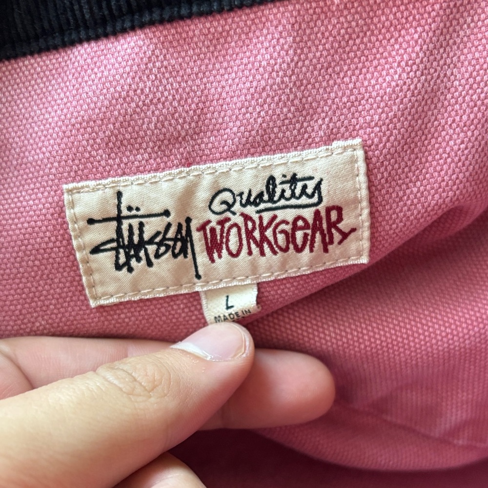 Stussy Pink and Black Lightweight Jacket - Picture 3 of 3